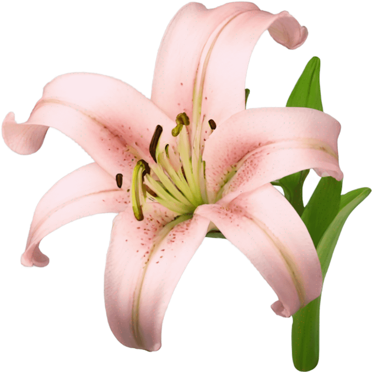 light pink lilium emoji