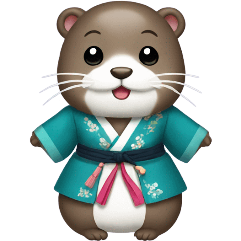 Hanbok dress otter emoji