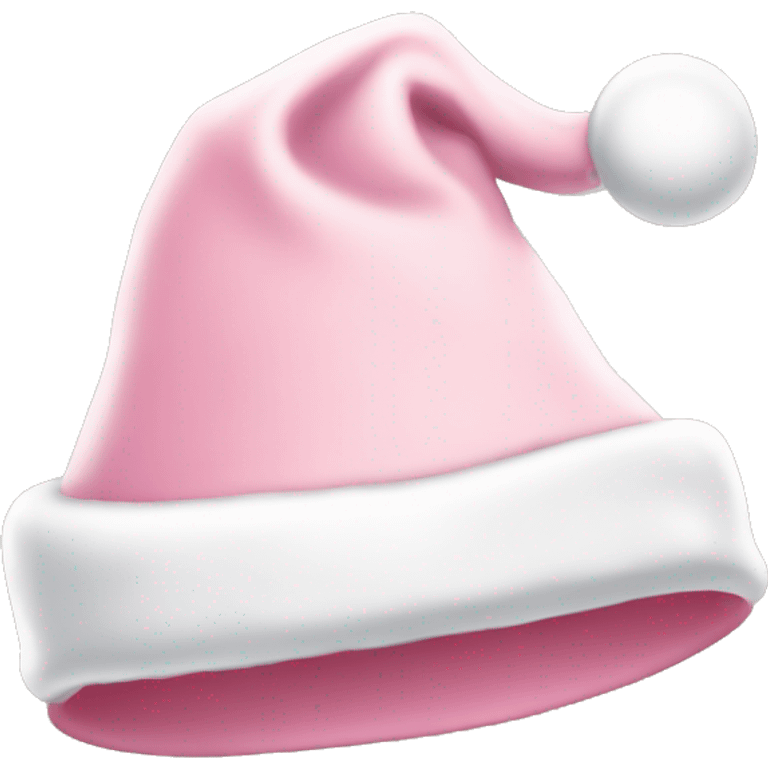 light pink santa hat emoji