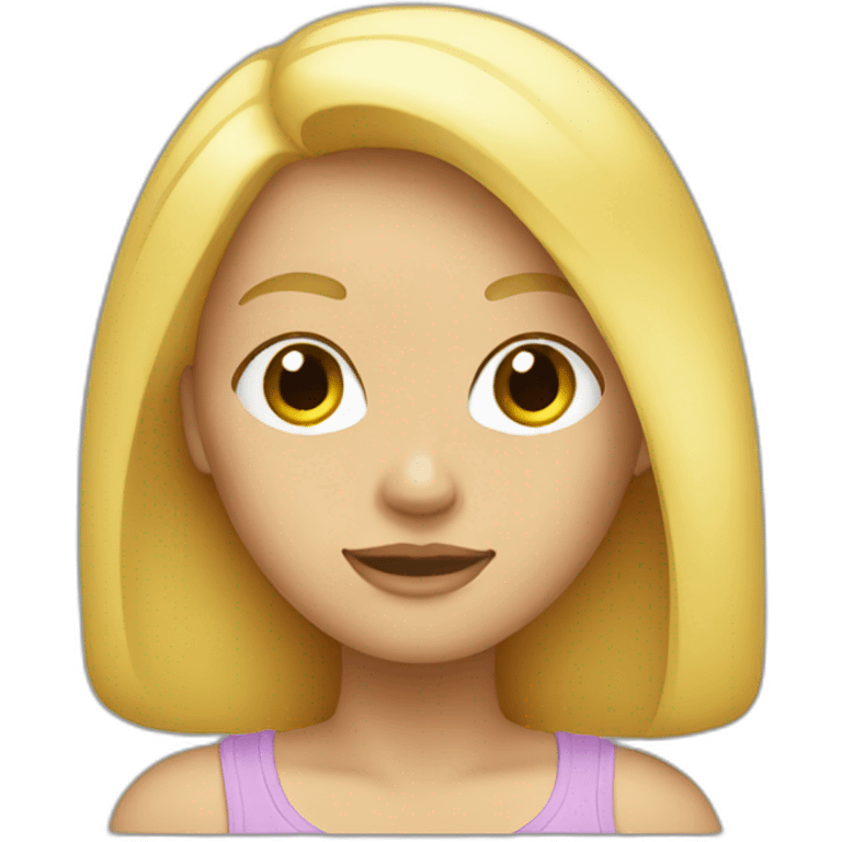 Blonde-body emoji