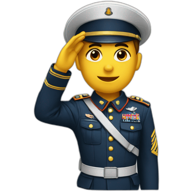 saluting soldier emoji