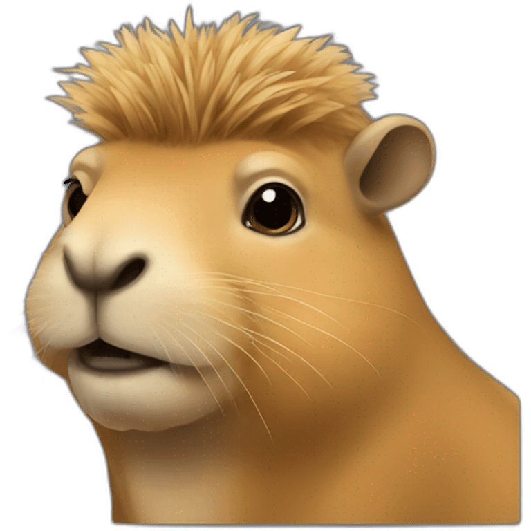 fancy cappybara emoji