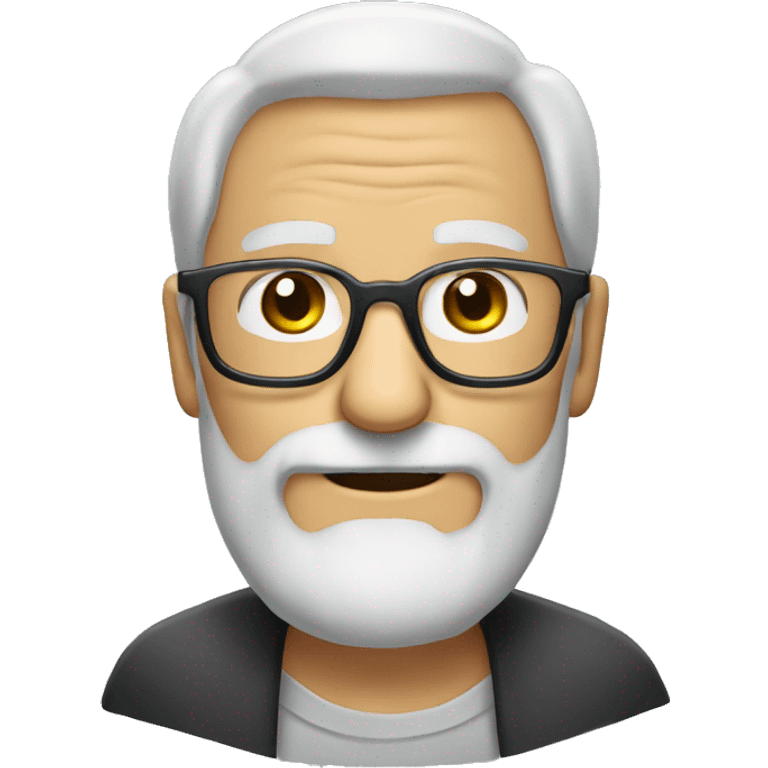 old man wih beard andn glasses emoji