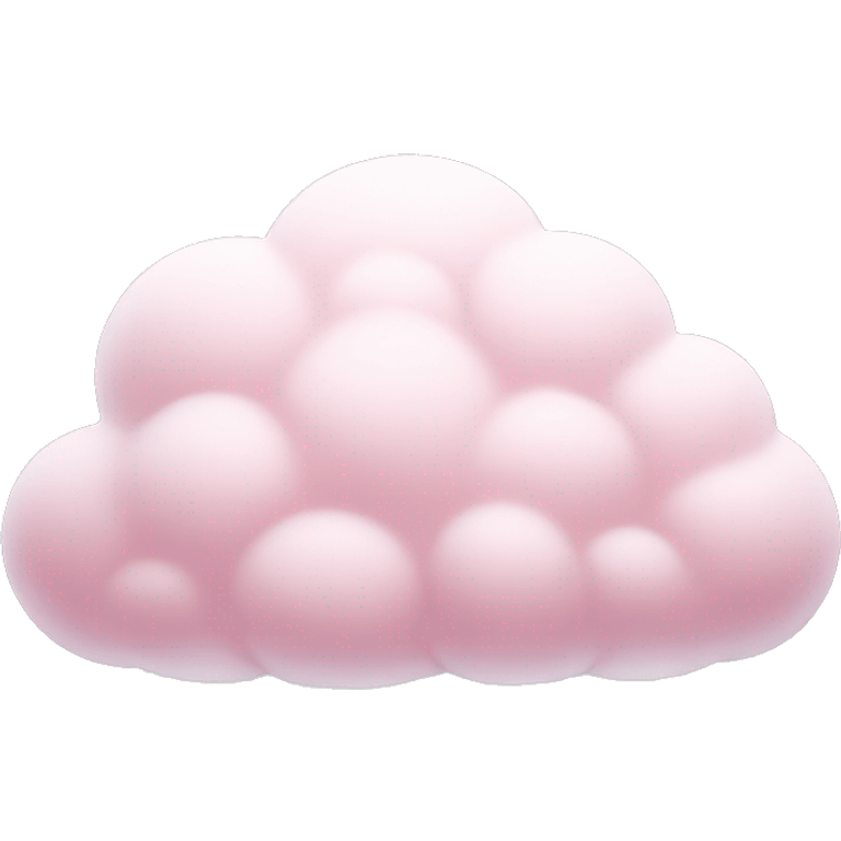 Light pink snow cloud  emoji