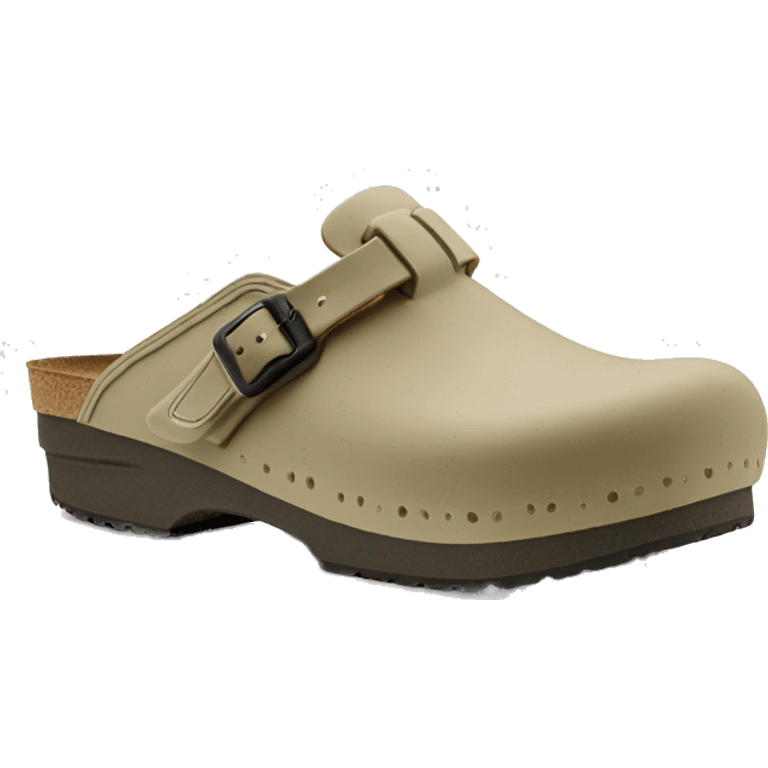 Birken stock Boston clog khaki beige color emoji