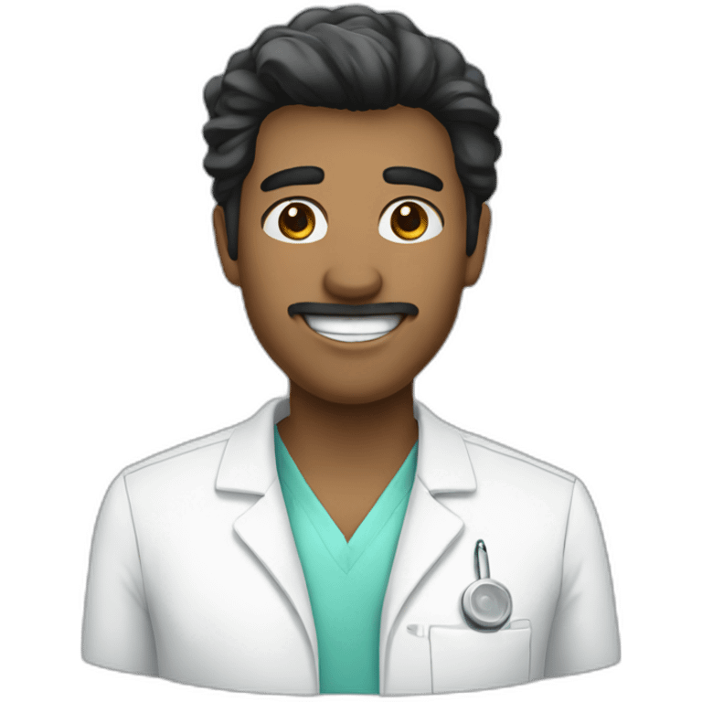 dentist CLINIC black hair emoji