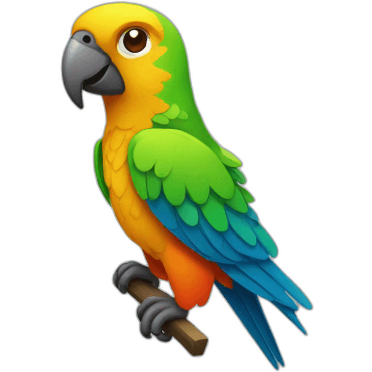 party parrot + ios developer emoji