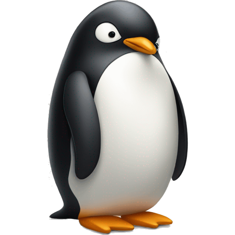 Sad penguin emoji