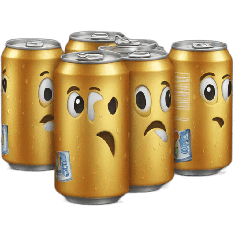 six pack beer emoji