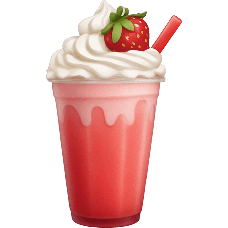 strawberry Frappé emoji