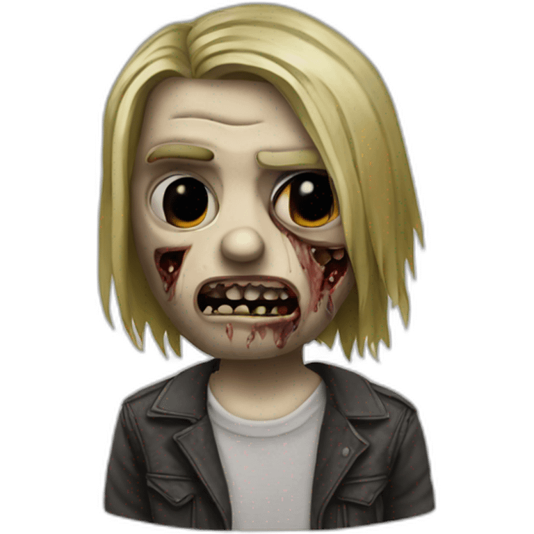 Kurt Cobain-zombie emoji