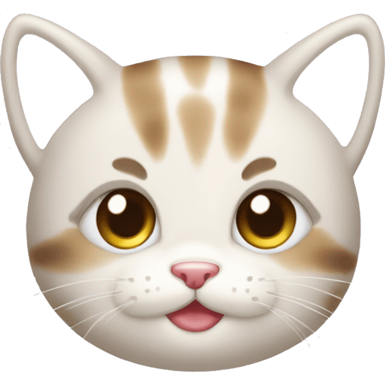 cute face kawaii baby cat emoji