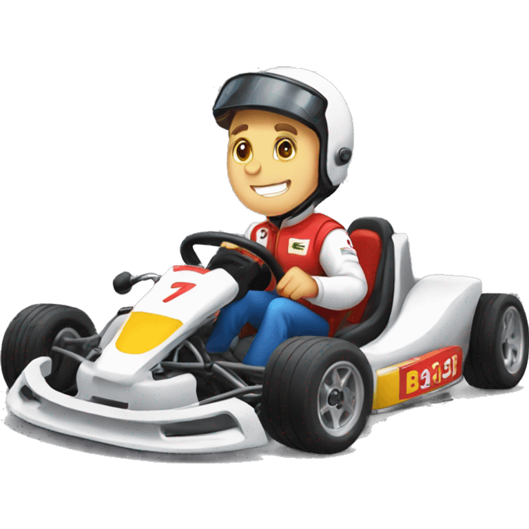 Karting cars  emoji