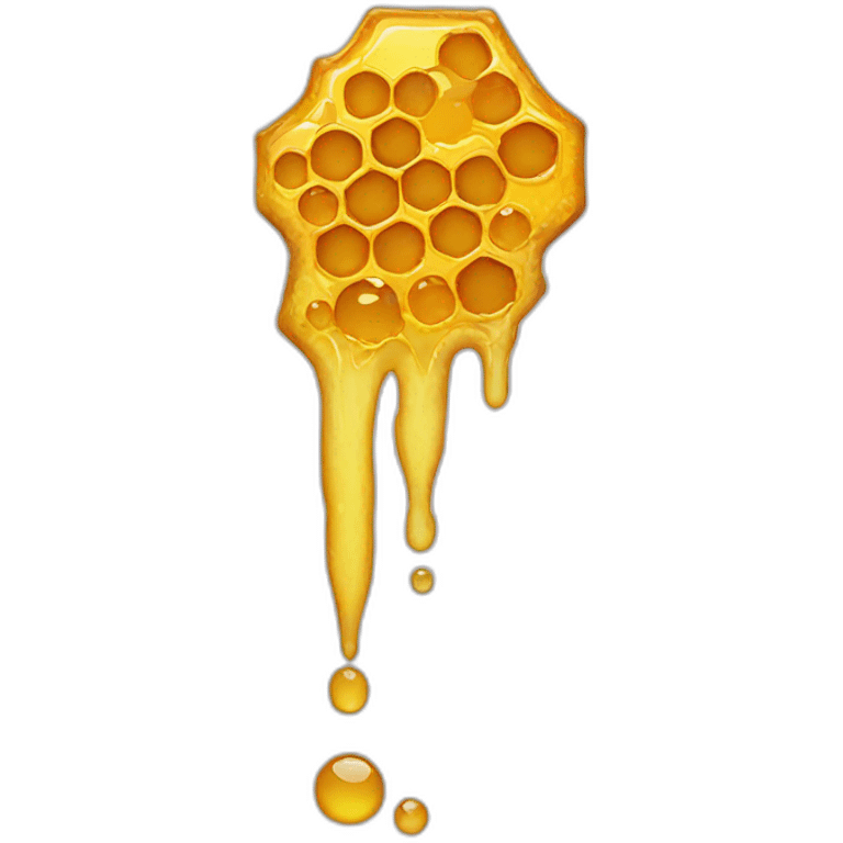 Dripping honeycomb emoji