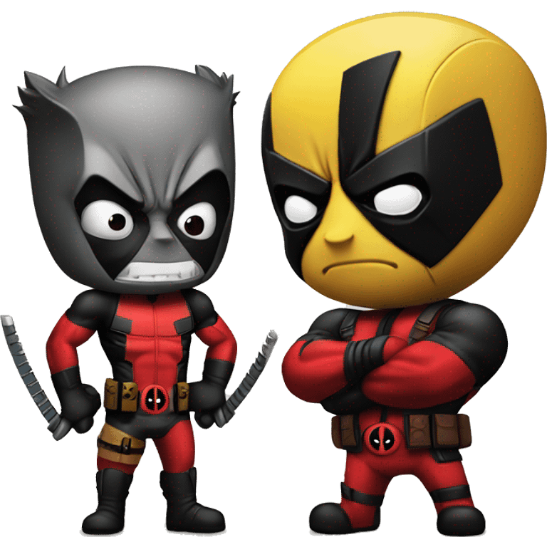 Deadpool and wolverine emoji