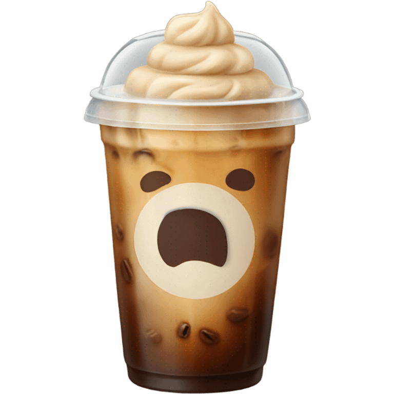 Iced coffee emoji