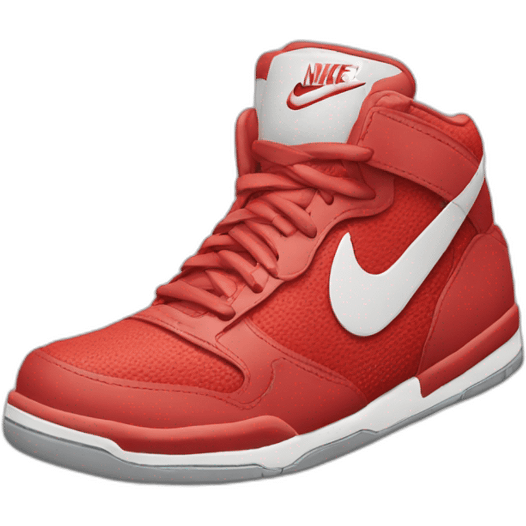 Red Nike shoe emoji