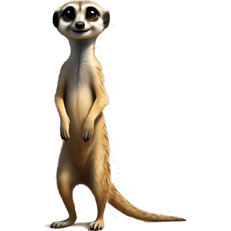 Meerkat standing emoji