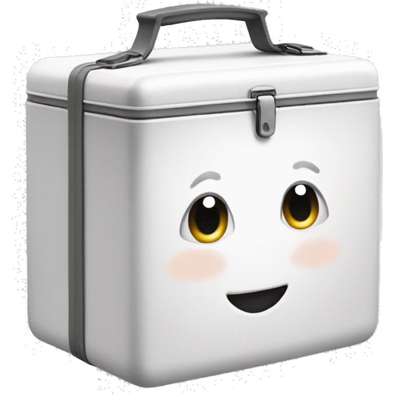 White lunch box emoji