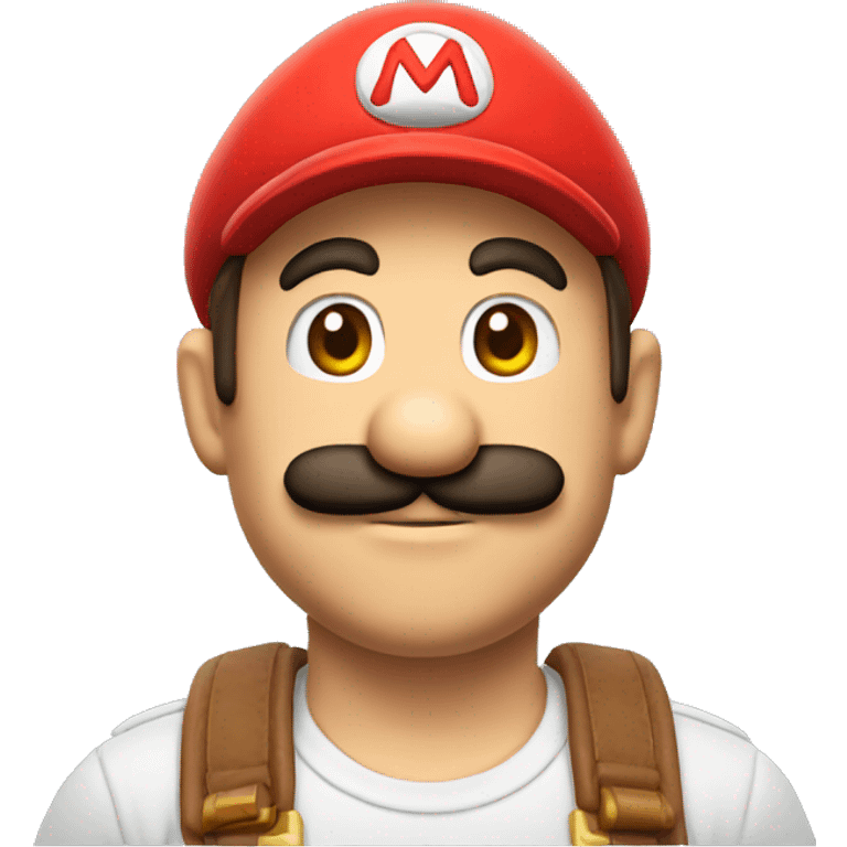 Gorra de mario  emoji