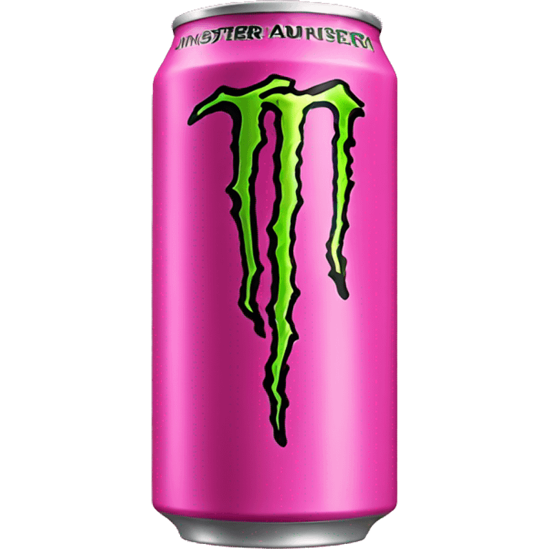 Monster energy drink pink emoji