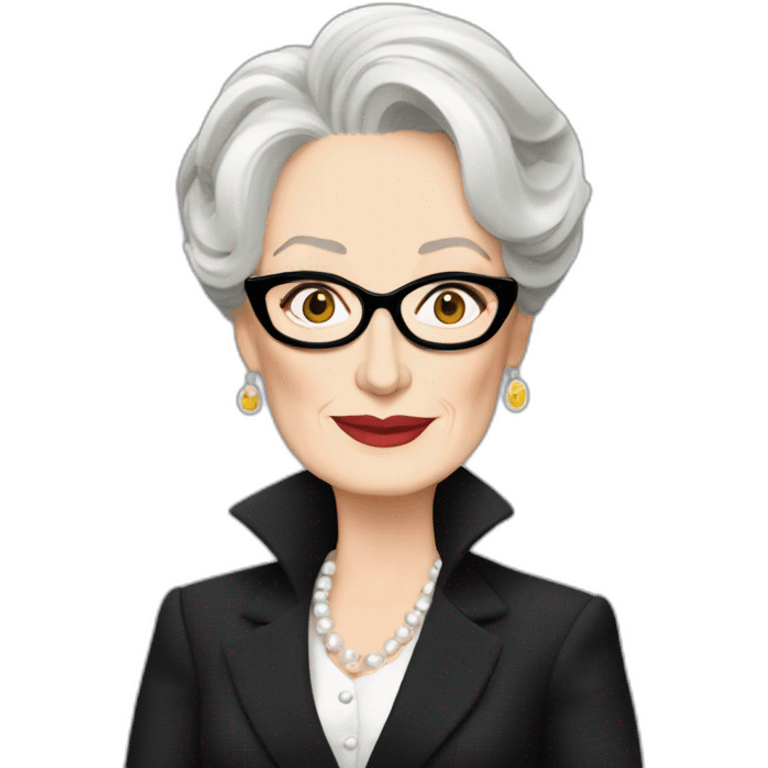 miranda priestly meryl streep ios emoji