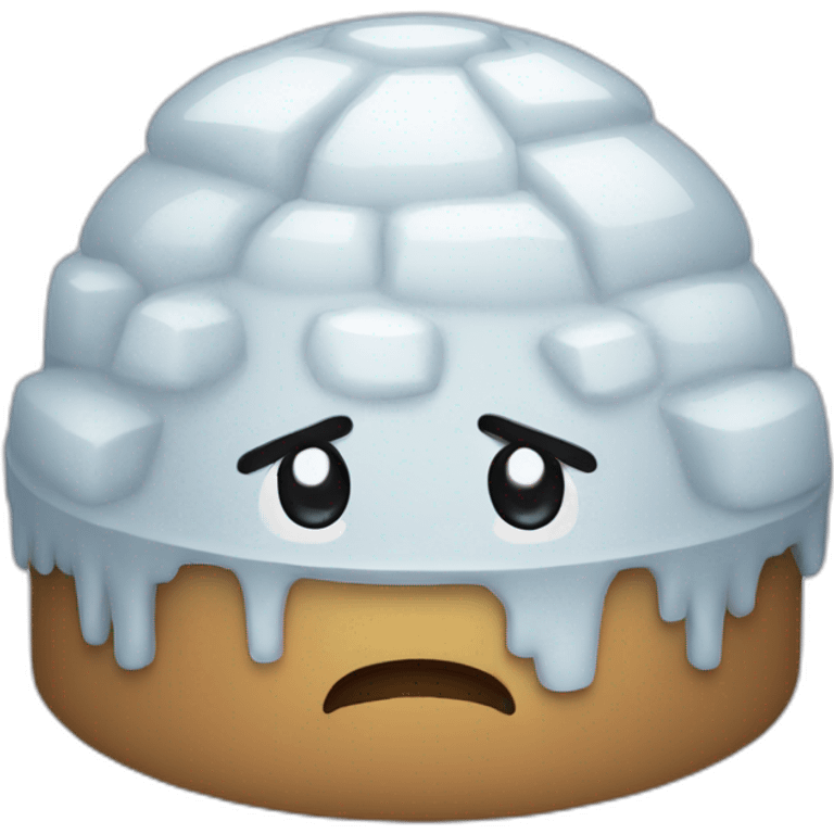 igloo tired face emoji