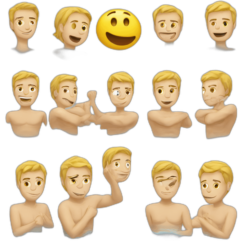 natation sincro emoji