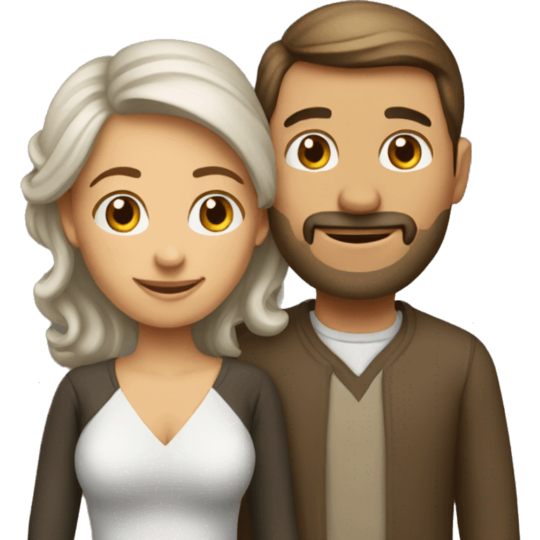 Wife with husband  emoji