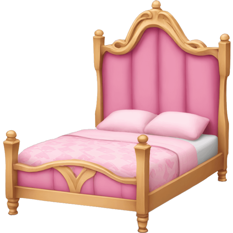 pink princess bed emoji