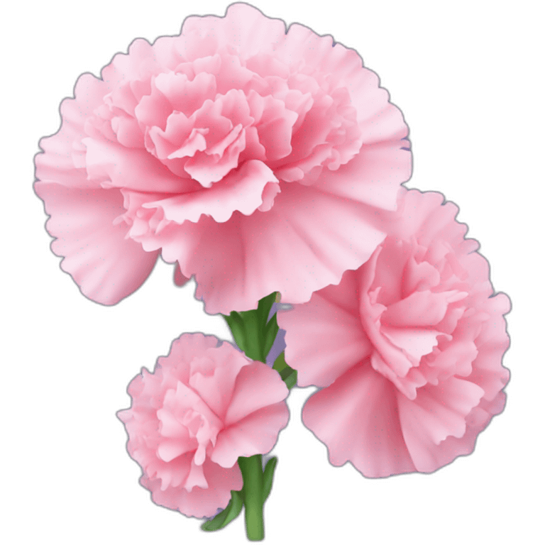 Carnation floewrs emoji