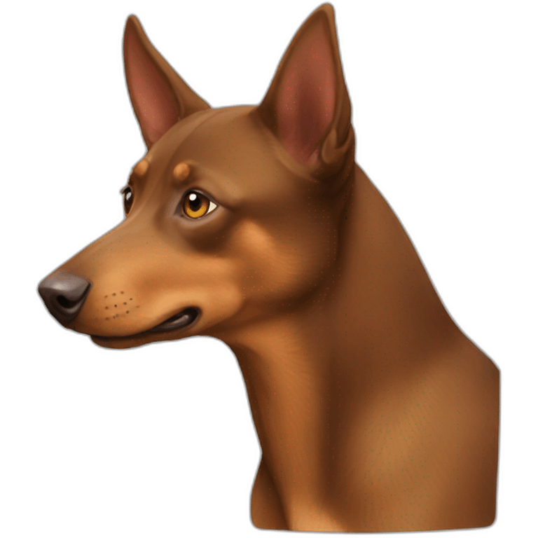 caramel coloured australian kelpie emoji