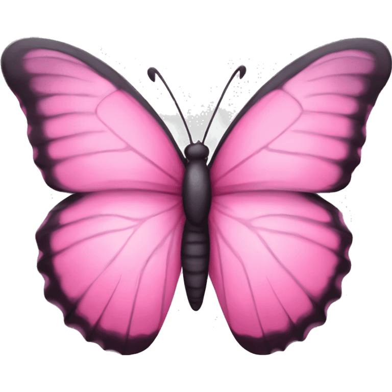 Pink butterfly  emoji