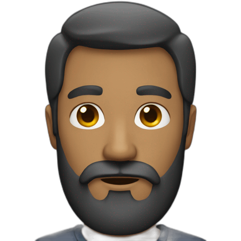 man with beard emoji