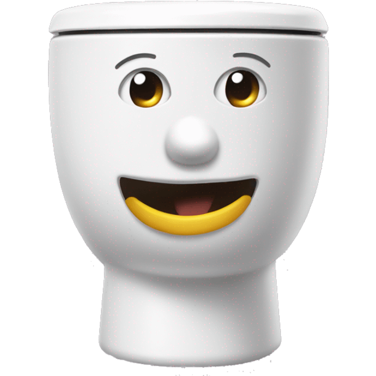 Skibidi toilet is smiling emoji