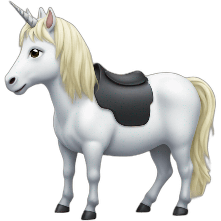 Licorne sur vache emoji