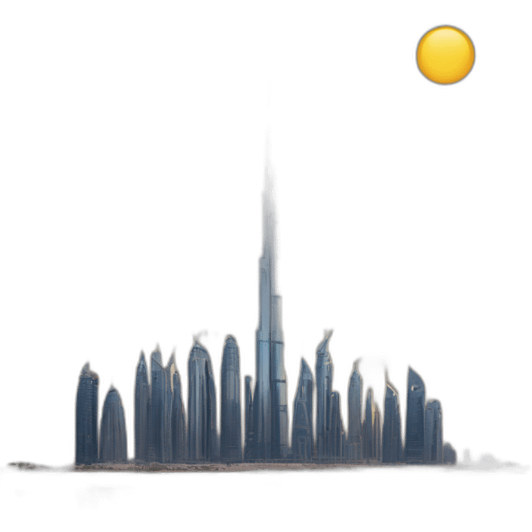 Dubai skyline emoji