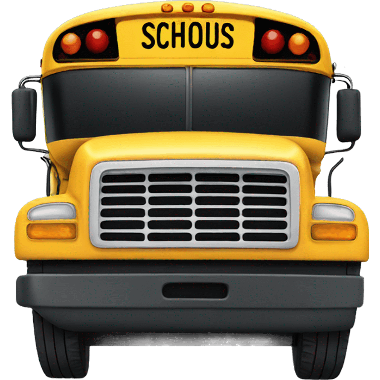 School bus emoji