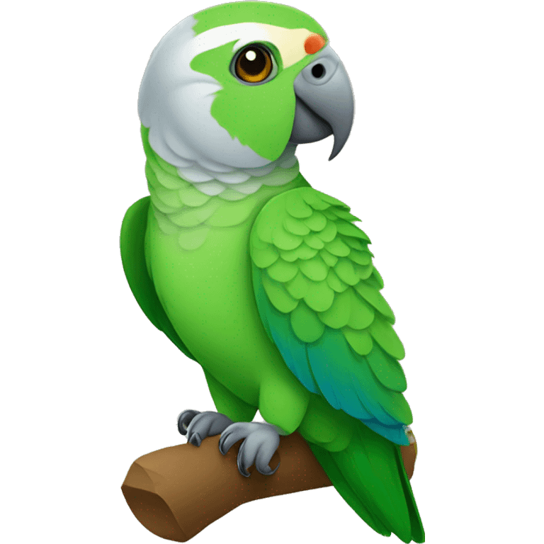 Quaker parrot emoji