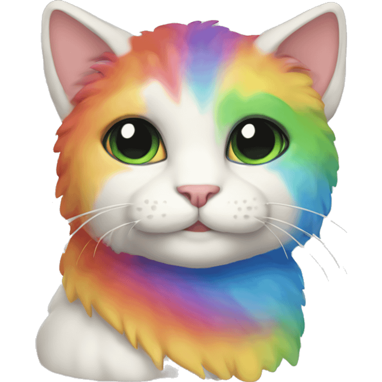 rainbow cat  emoji