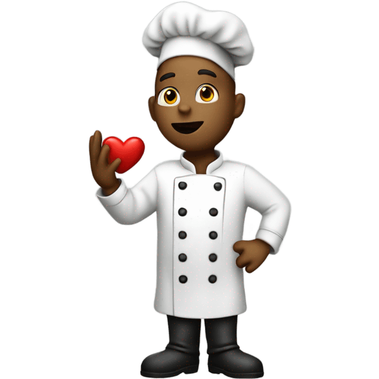 chef blowing a kiss heart emoji