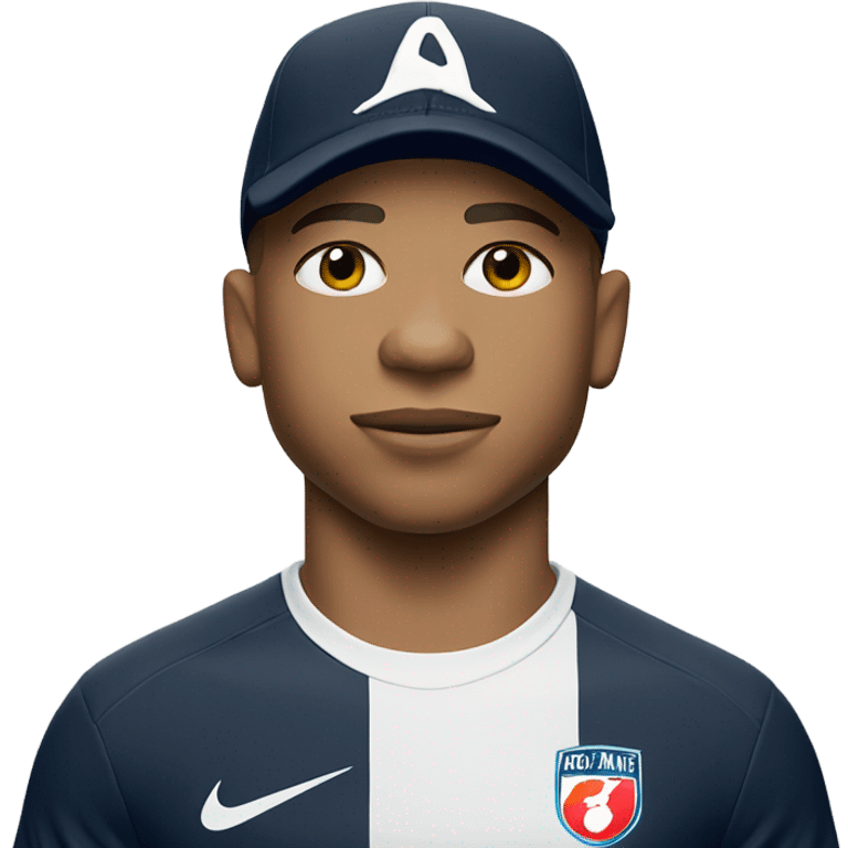 Mbappe with nike cap emoji