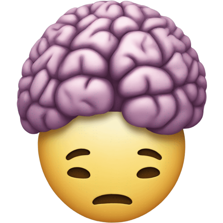 hugging brain that looks like hugging face emoji emoji