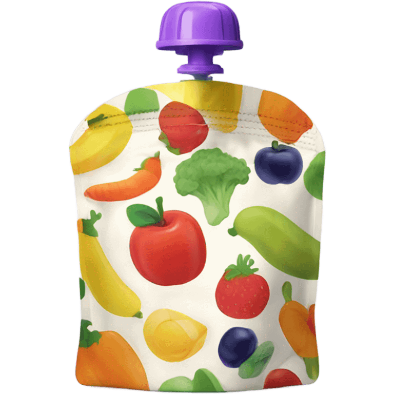 Baby food pouch emoji