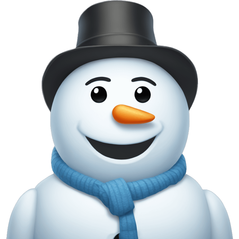 tesla snowman emoji