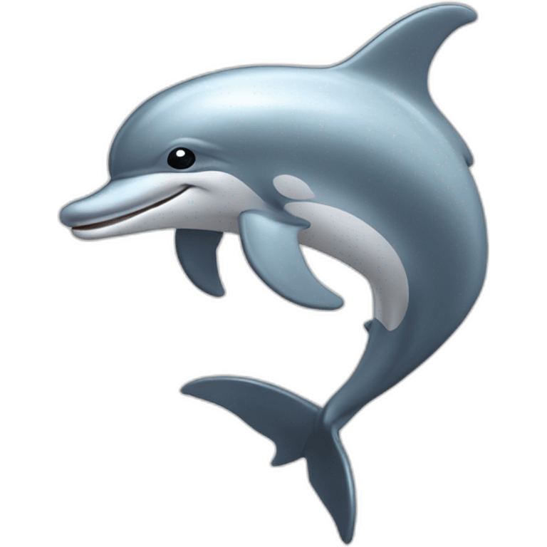 Silver medal dolphin emoji