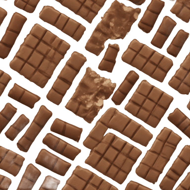 Make one of two white hills with a snickers bar in between emoji