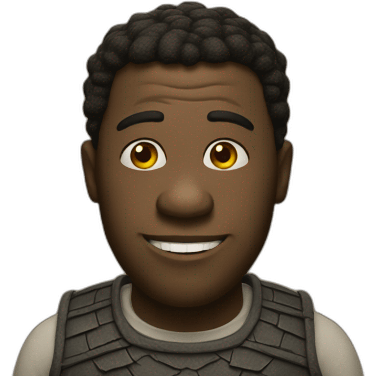 black-shrek emoji