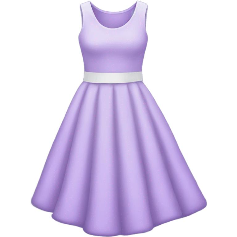 light purple dress emoji