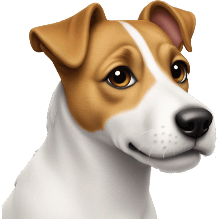 Erstelle mir einen hunde emoji es sollte ein jackrussel terrier sein emoji